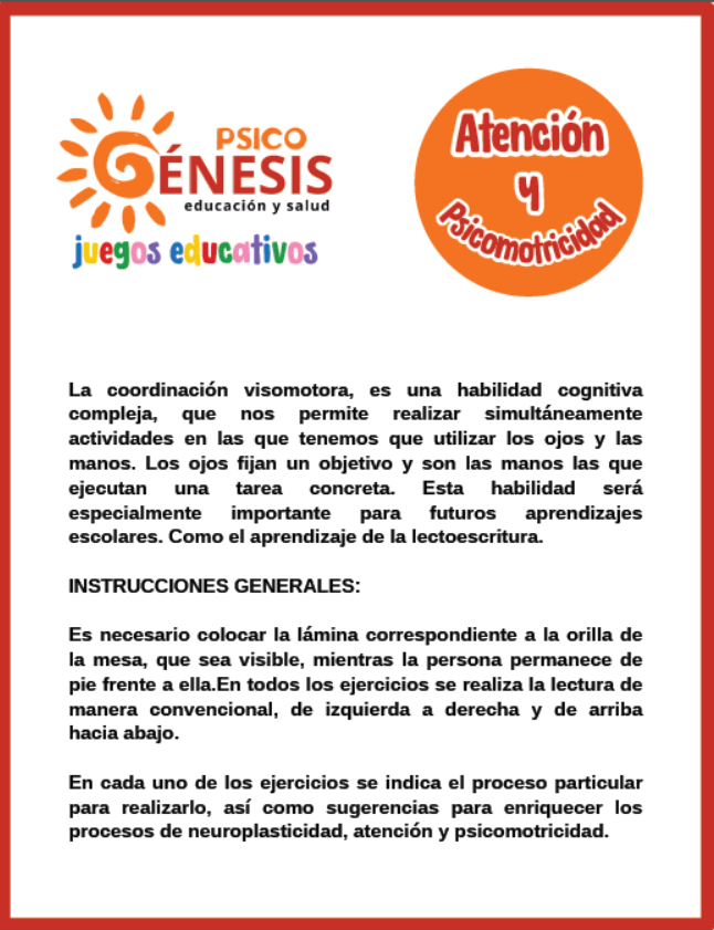 Atencion y Psicomotricidad