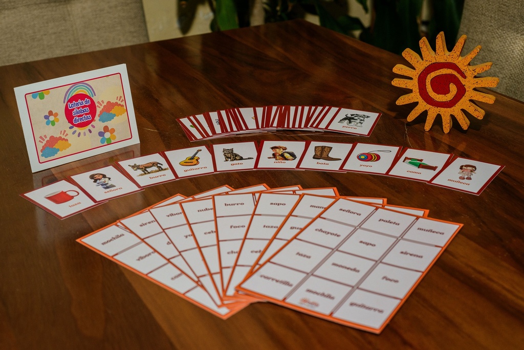 Lotería de silabas directas